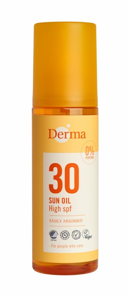 Derma - Sun Oil SPF 30 150 ml - Solcreme