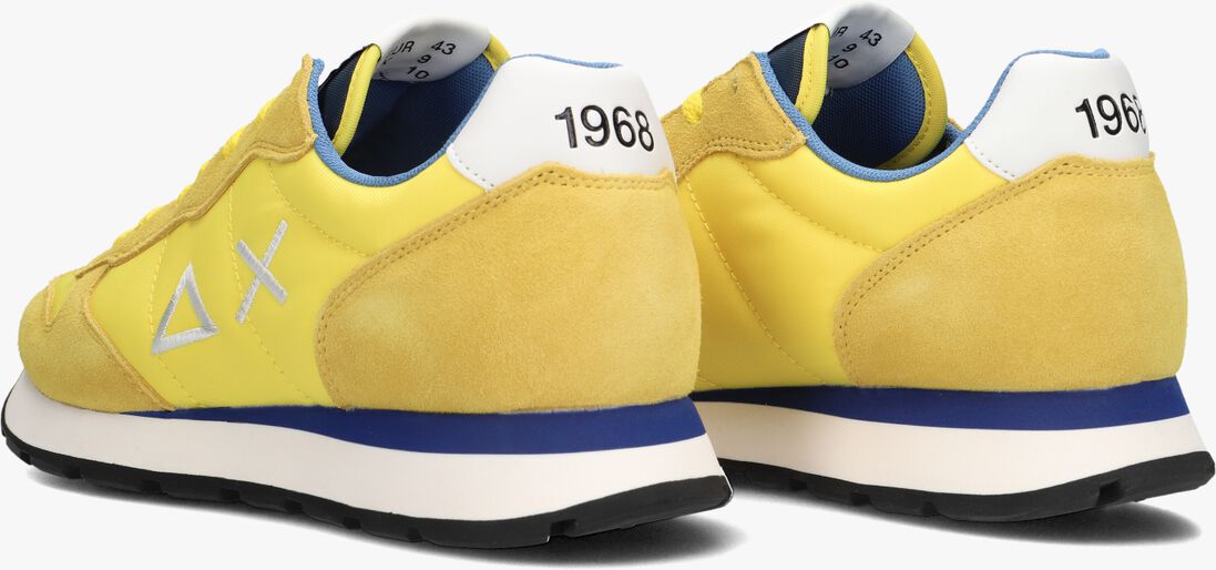 SUN68 gele sun68 lage sneakers tom solid nylon men