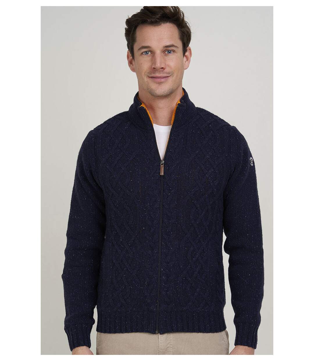 Blouson maille doublé confort