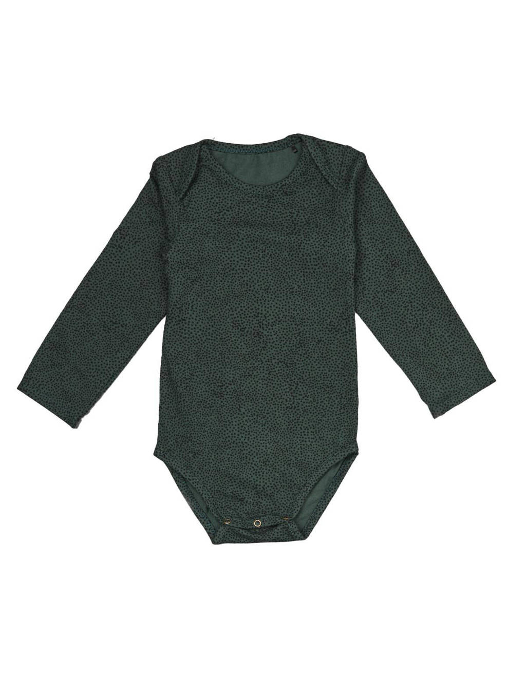 WildWood romper met stip print donkergroen