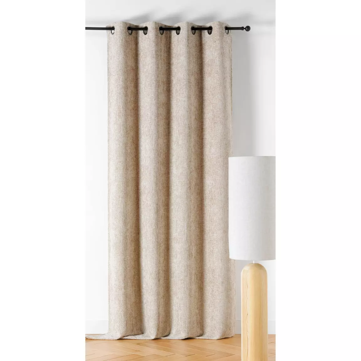 Rideau oeillets (135 x 250 cm) Aspen Beige