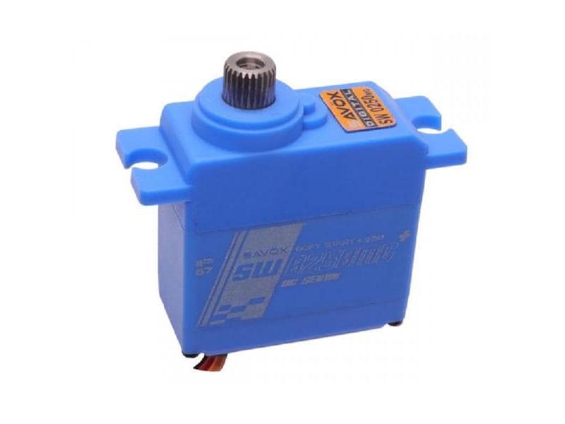 Savöx Mini Servo SW-0250MG  5 kg, 0.14 s, Wasserdicht Wasserdichtes Digitalservo mit Softstart und kugelgelagertem Metallgetriebe