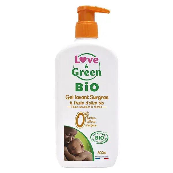 Gel de Limpeza Facial Orgânico Love & Green 500ml