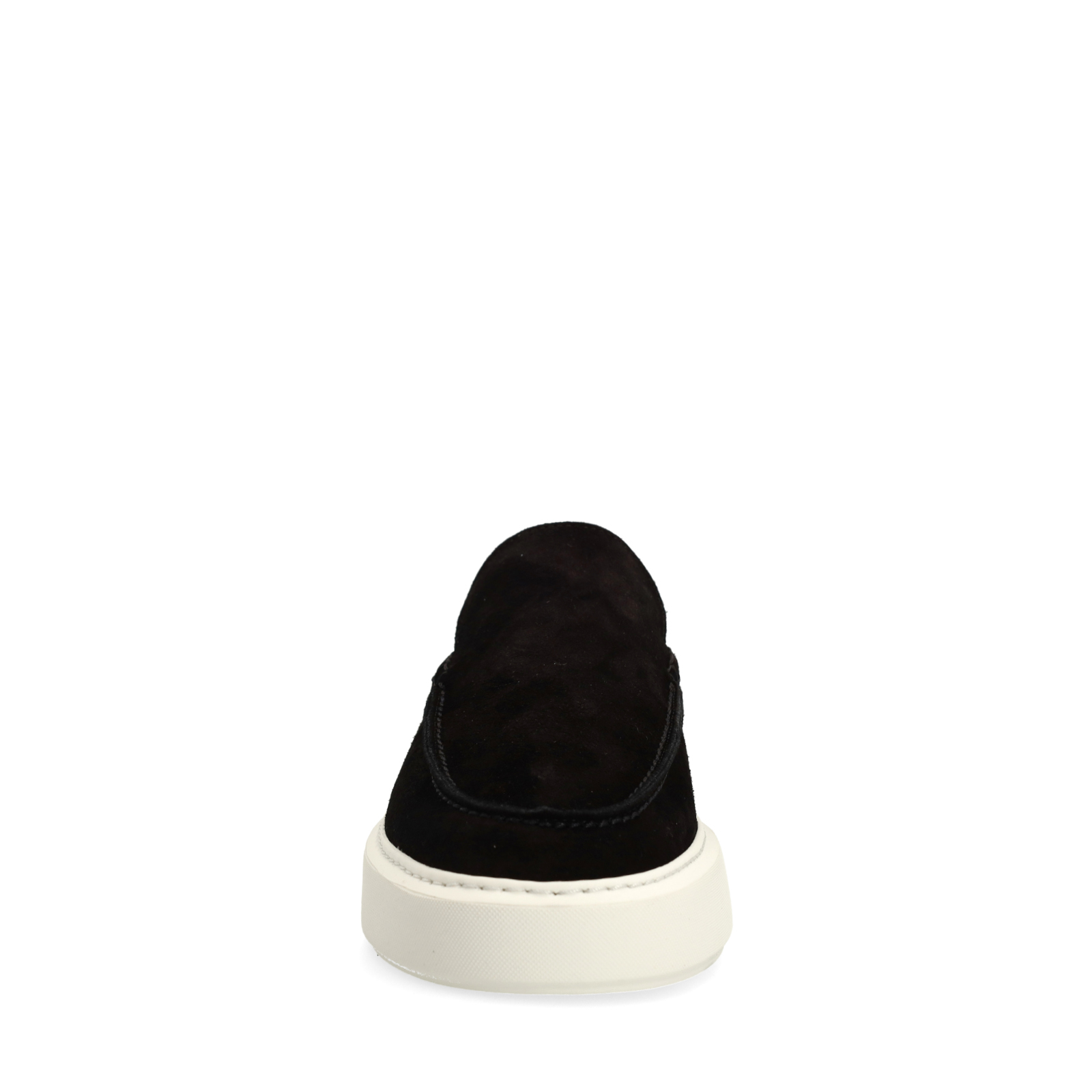 Zwarte suède loafers