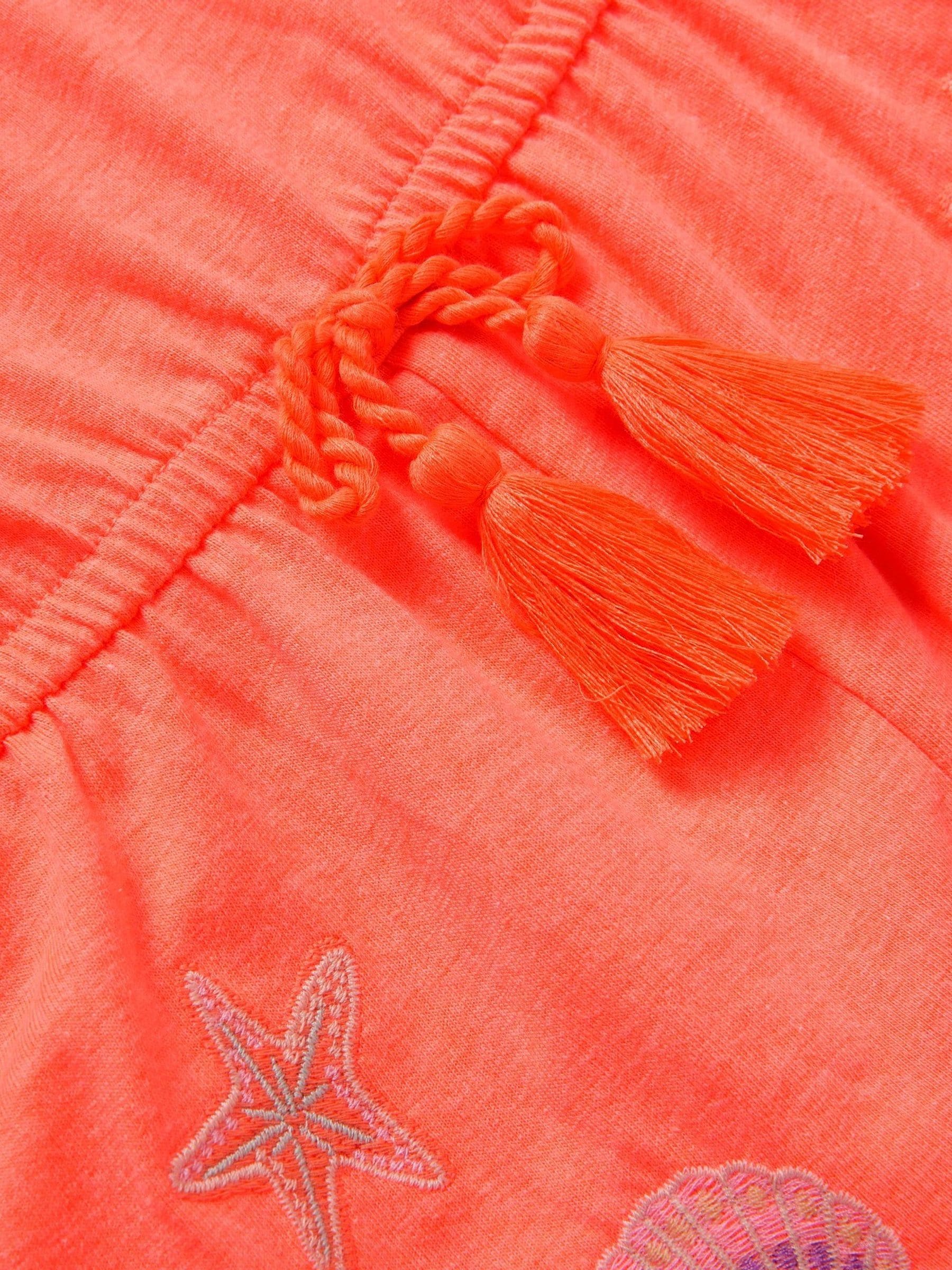 Monsoon Sea Life Embroidered Jersey Playsuit