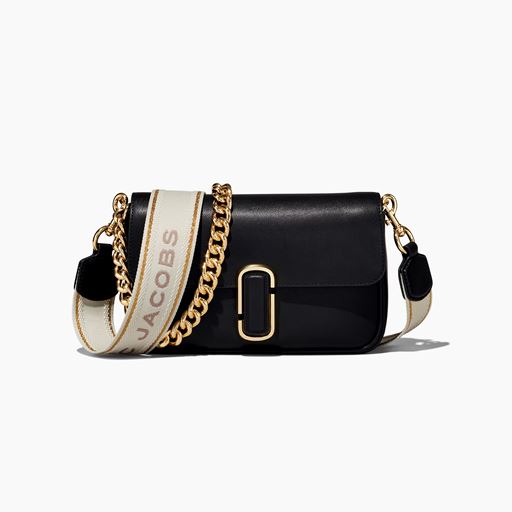 Marc Jacobs The J Marc Skuldertaske, Black/Gold