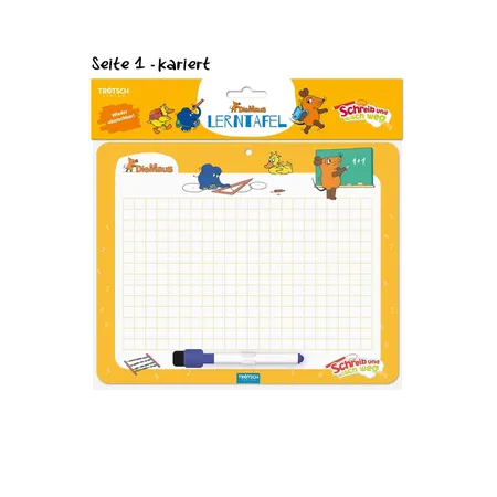 Trötsch Lerntafel Die Maus mit Stift abwischbar