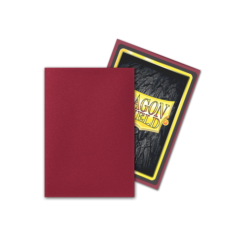 Dragon Shield - 60 Japanese Sleeves Matte - Blood Red