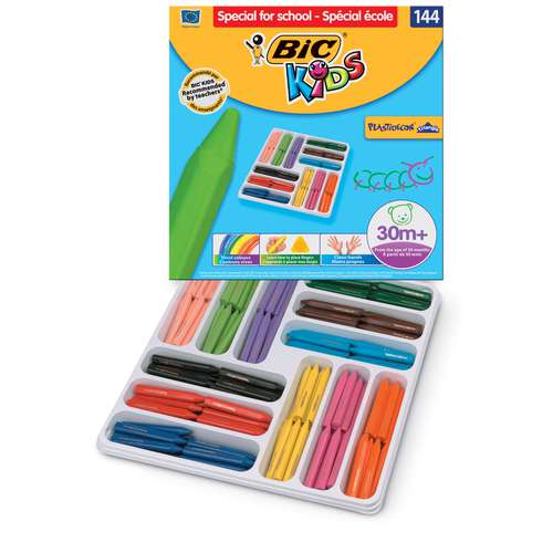 BIC® KIDS PLASTIDECOR®, Dreikant - Wachsmalkreide Set
