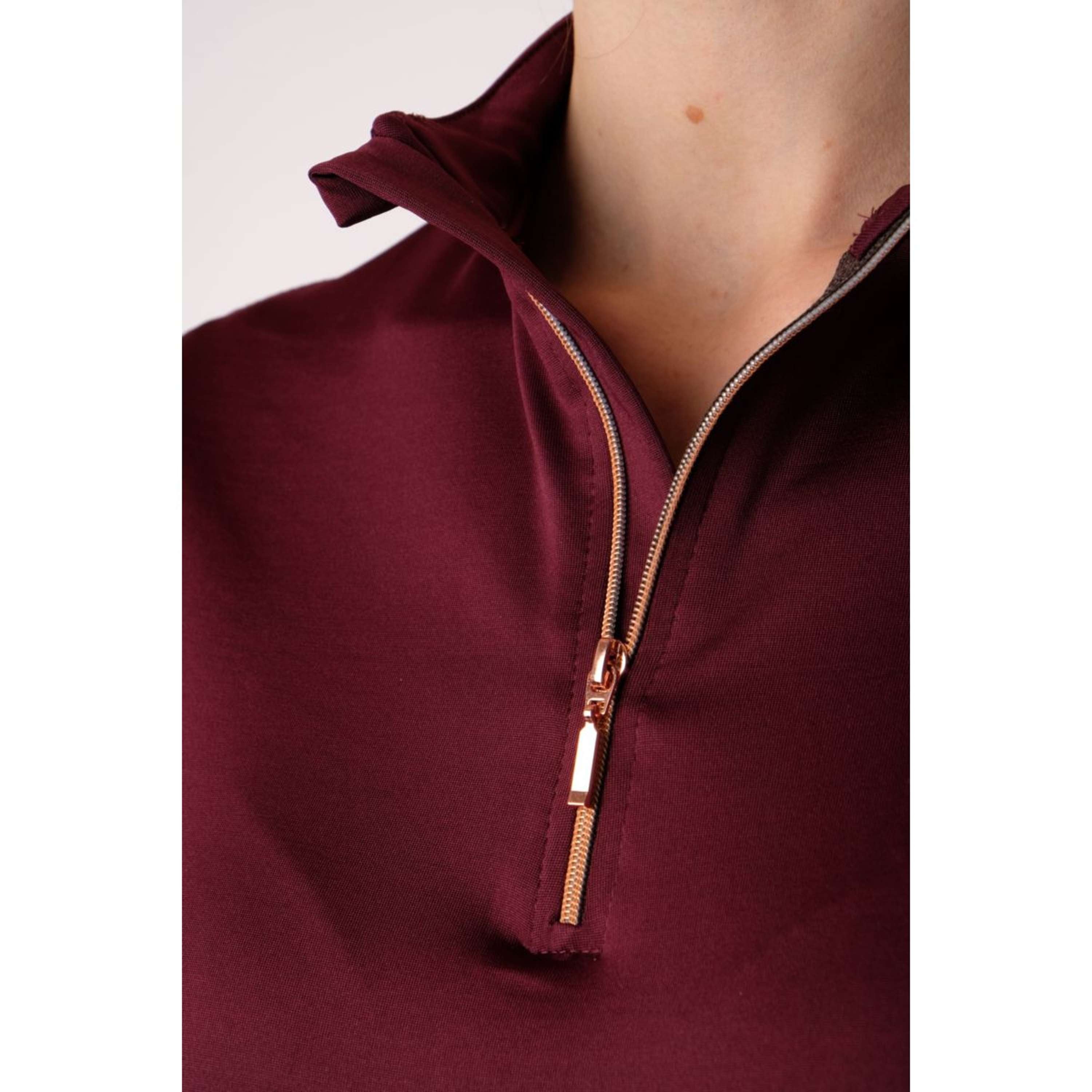 Montar Shirt Everly Rosegold Lange Mouwen Plum