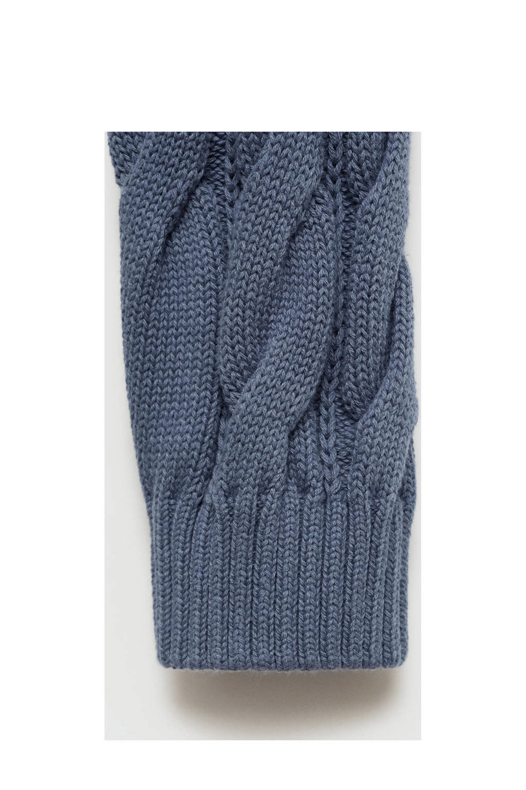 MANGO TEEN gebreide trui blauw
