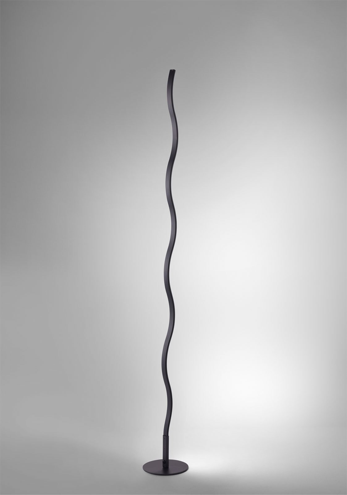 LED-Stehleuchte Wave 120x14 cm schwarz