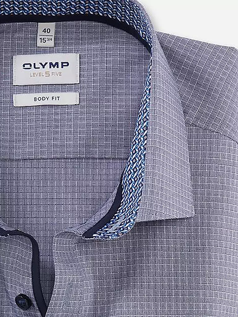 OLYMP LEVEL FIVE Hemd Body-Fit dunkelblau
