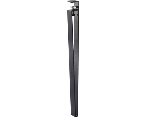 Tarrox Tafelpoot Clamp-It 710 mm Zwart 2 Stuks