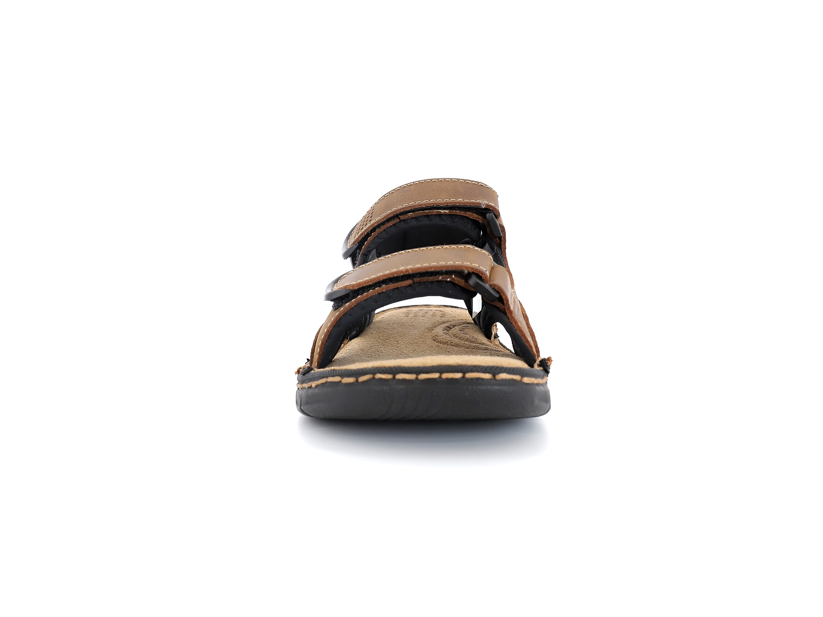 Tbs-SAYRRON Cuir Marron Foncé