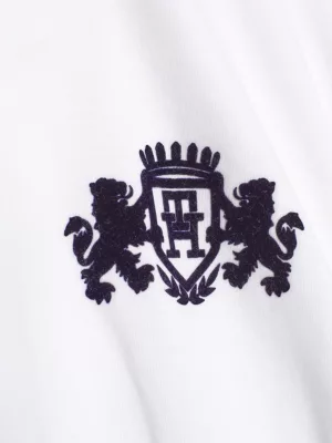 Camiseta de manga comprida com brasão