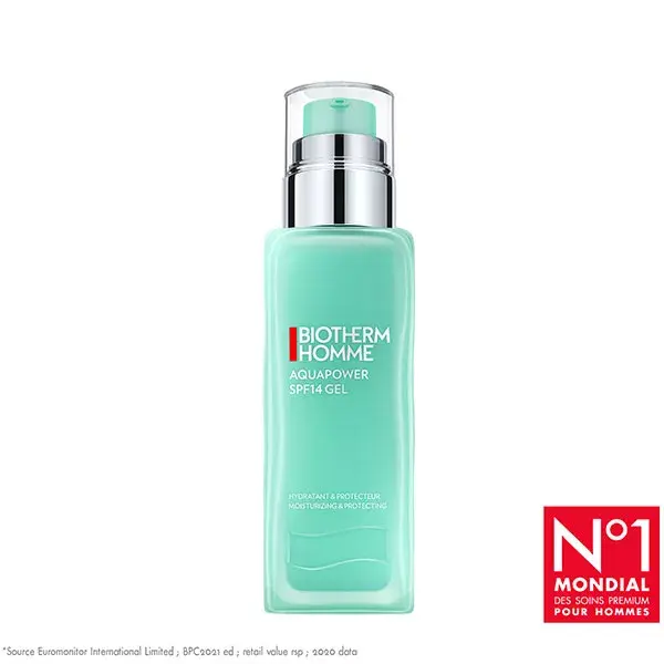 Biotherm Homme Aquapower Gel Hidratante Protetor FPS 14 75ml