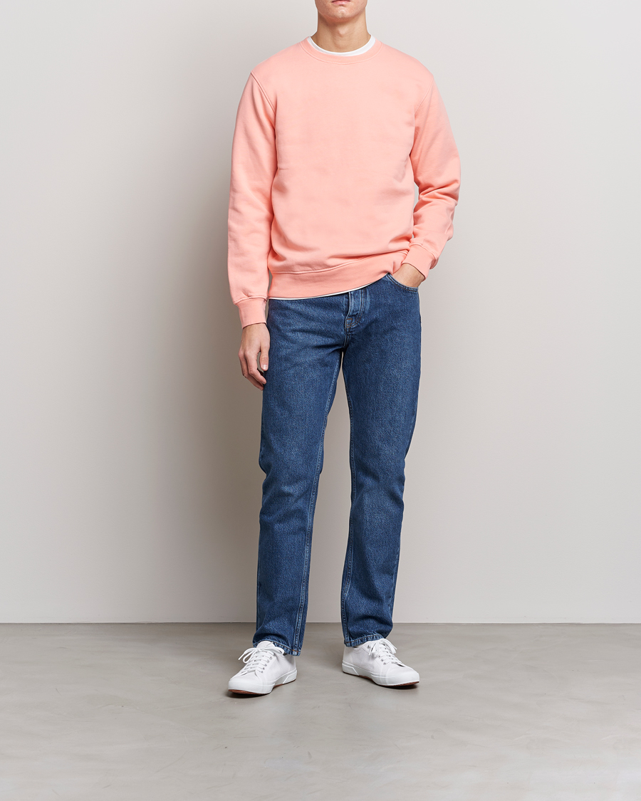 Colorful Standard Classic Organic Crew Neck Sweat Bright Coral