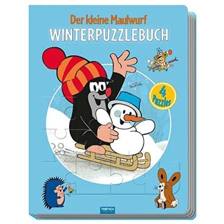 Trötsch Der kleine Maulwurf - Winterpuzzlebuch 4 Puzzle