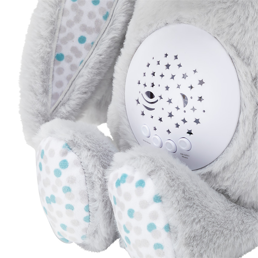 Peluche veilleuse musicale Célestin avec projecteur