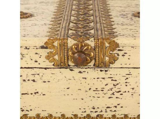 Coffret à bijoux en bois couleur ivoire 23x16,5x10,5h