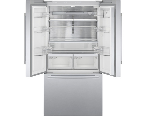French Door koel-vriescombinatie Bosch KFF96PIEP BxHxD 90,5 x 183 x 70,6 cm Koelgedeelte 402 l Vriesgedeelte 171 l