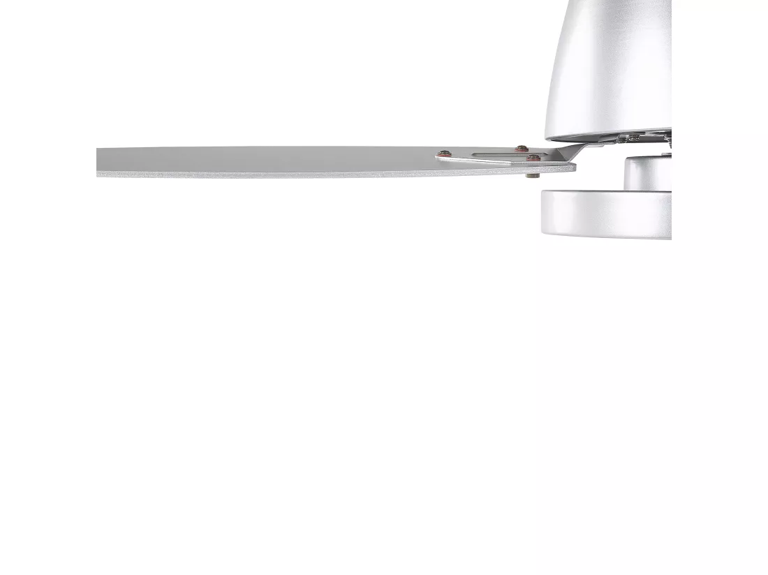 Ventilateur de plafond avec lampe MLAVA Avec télécommande Argenté