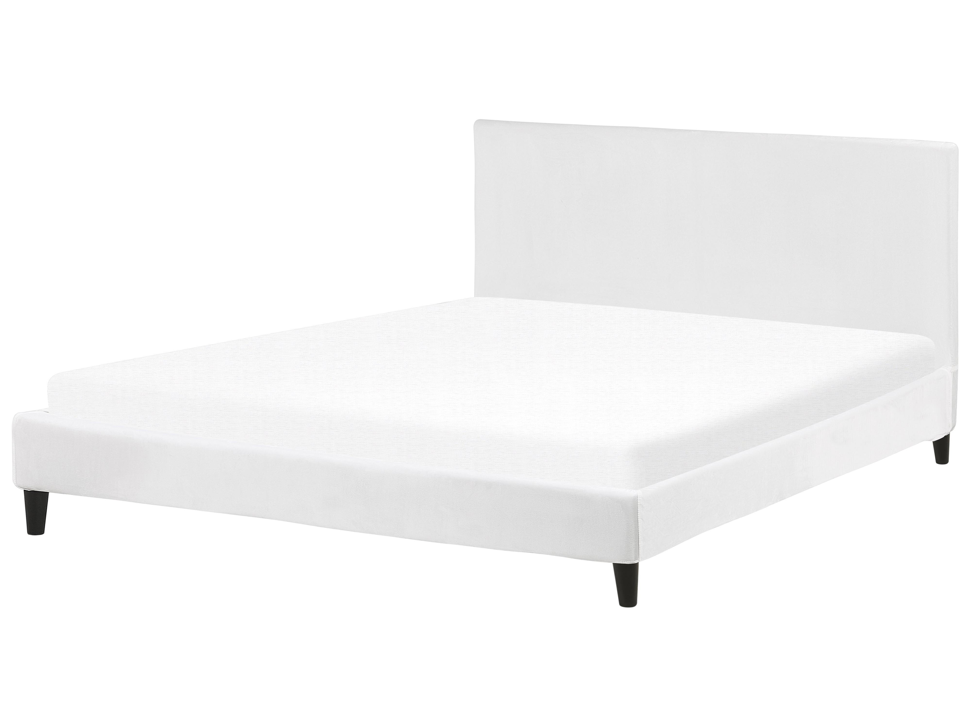 Bedframe hoes Fluweel FITOU 180 x 200 cm Wit