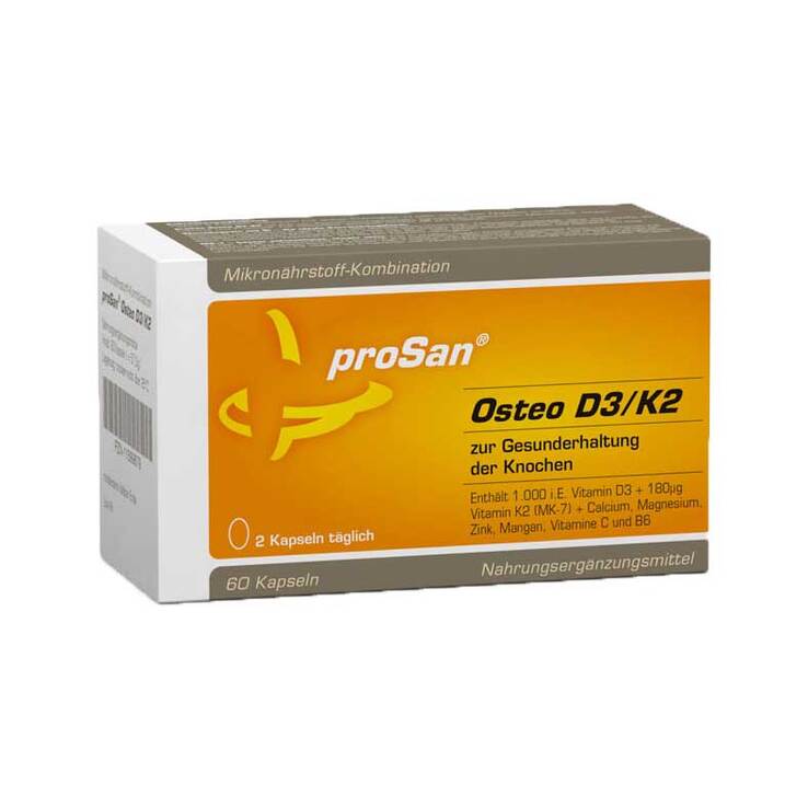 Prosan Osteo D3-K2 Weichkapseln, 60 St