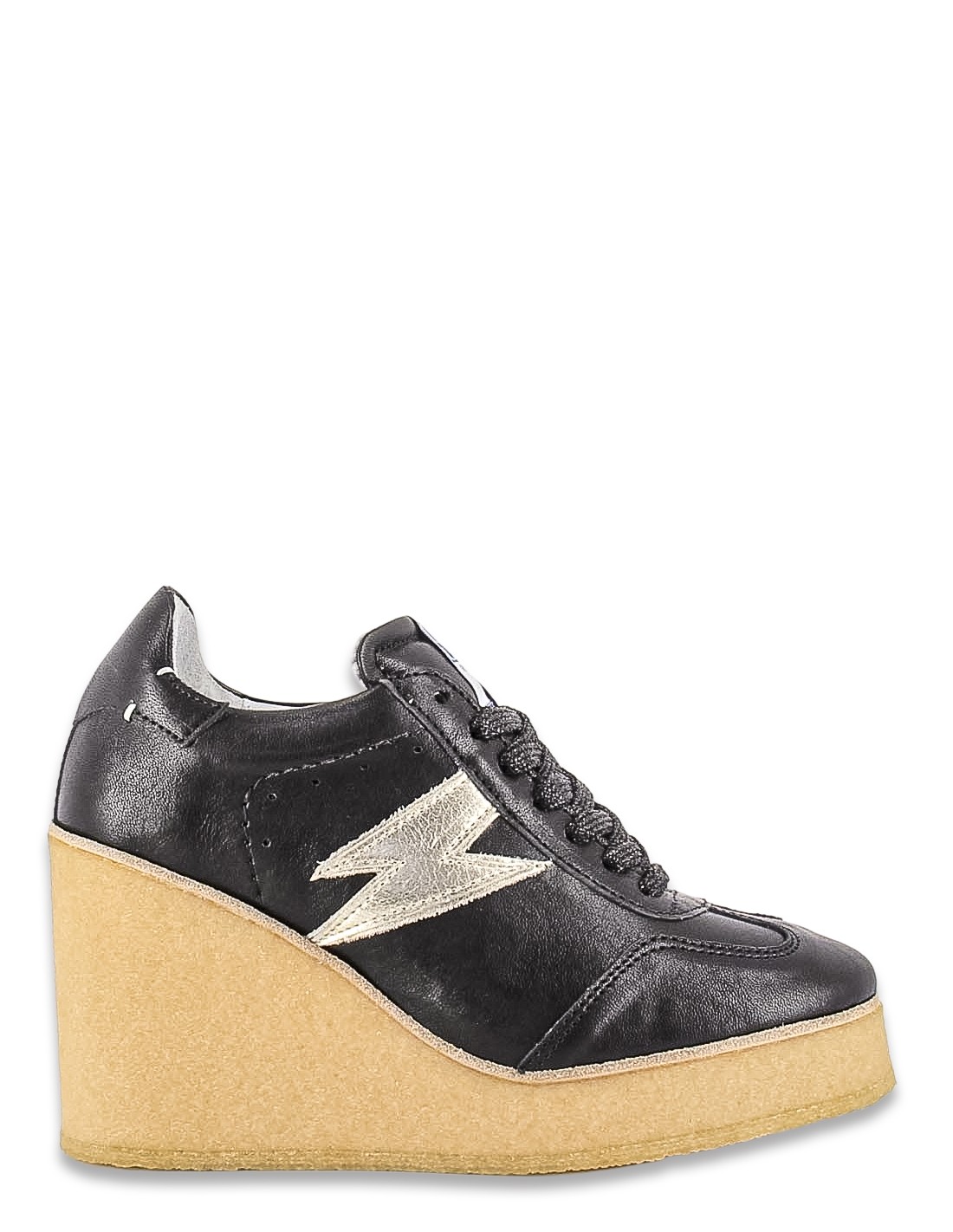 semerdjian Baskets à talons compensée arev 10400 h Black