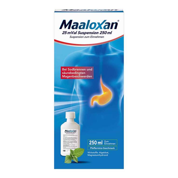 Maaloxan 25 mVal Suspension, 250 ml