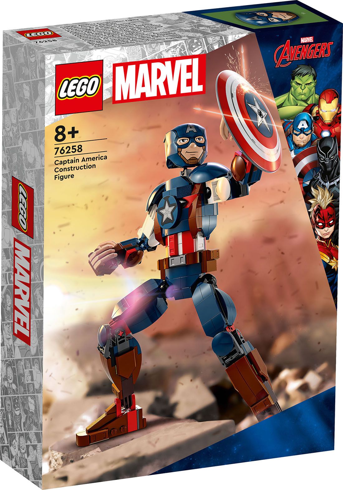 Captain America Construction Figure 76258