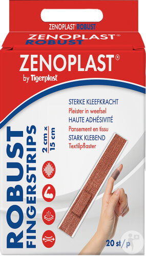 Zenoplast Robust Fingerstrips 2x16cm Pièces 20