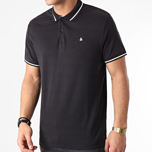 Polo Manches Courtes Jersey 12180891 Noir