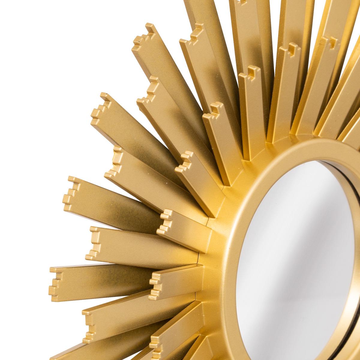 SET 3 MIROIRS AMED OR D.25CM