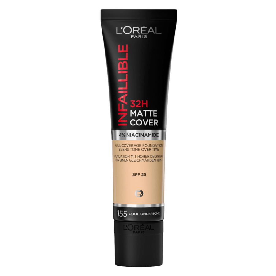 L'Oréal Paris Infaillible 32H Matte Cover Foundation 155 Cool Undertone 30ml