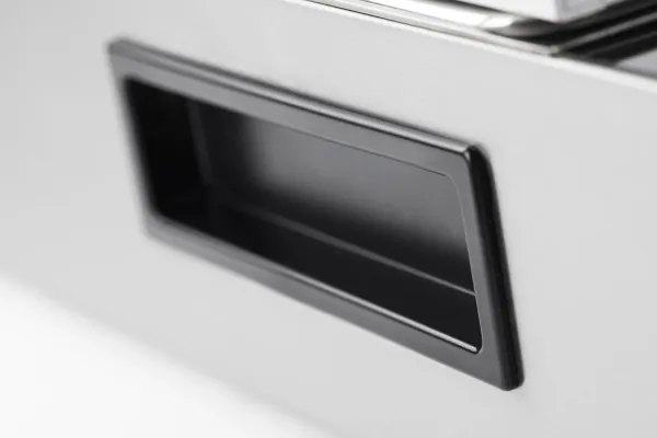Caso VacuChef SlimLine, Sort, Rustfrit stål, Marinere, Glas, Rustfrit stål, Berøring, 30 cm, GS, CE
