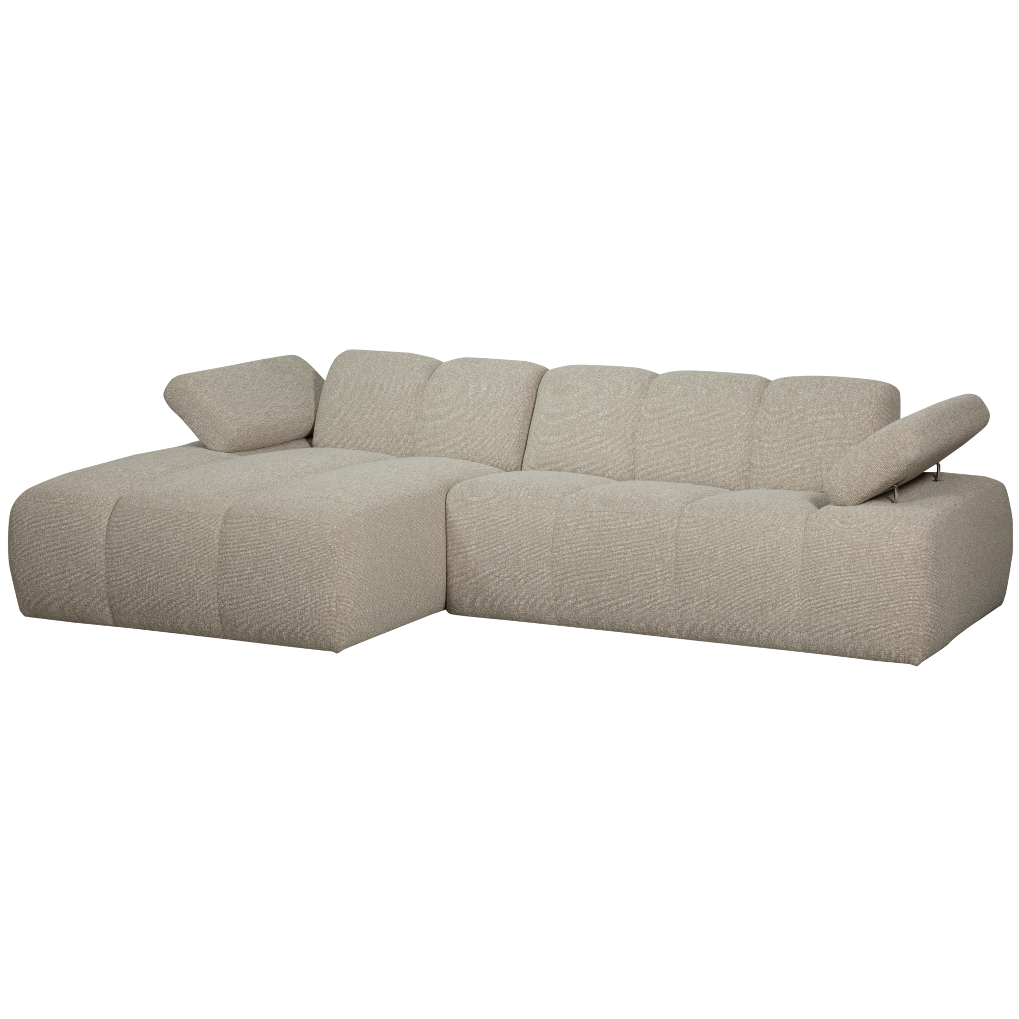 Mojo Chaise Longue - Bouclé - Beige Melange Mojo Chaise Longue - Links - Bouclé - Beige Melange