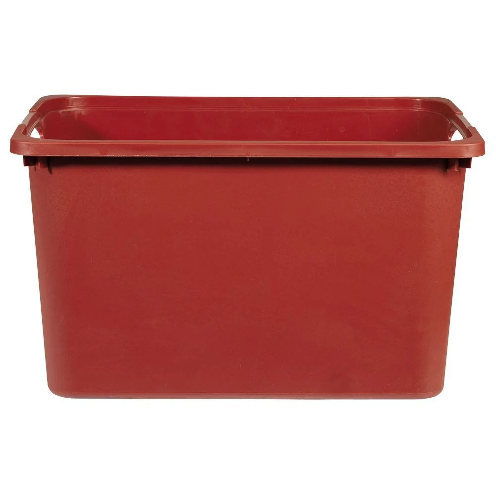 Bac en plastique rose 30x23xH42 cm