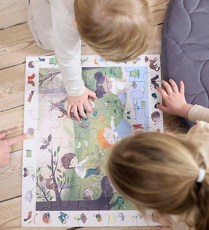 Filibabba Beobachtungspuzzle - 30 Teile - Auf Abenteuer I Wald