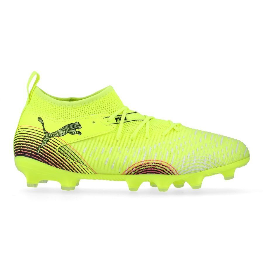 PUMA Future 8 Match FG/AG Audacity - Jaune/Noir/Sun Struck Enfant