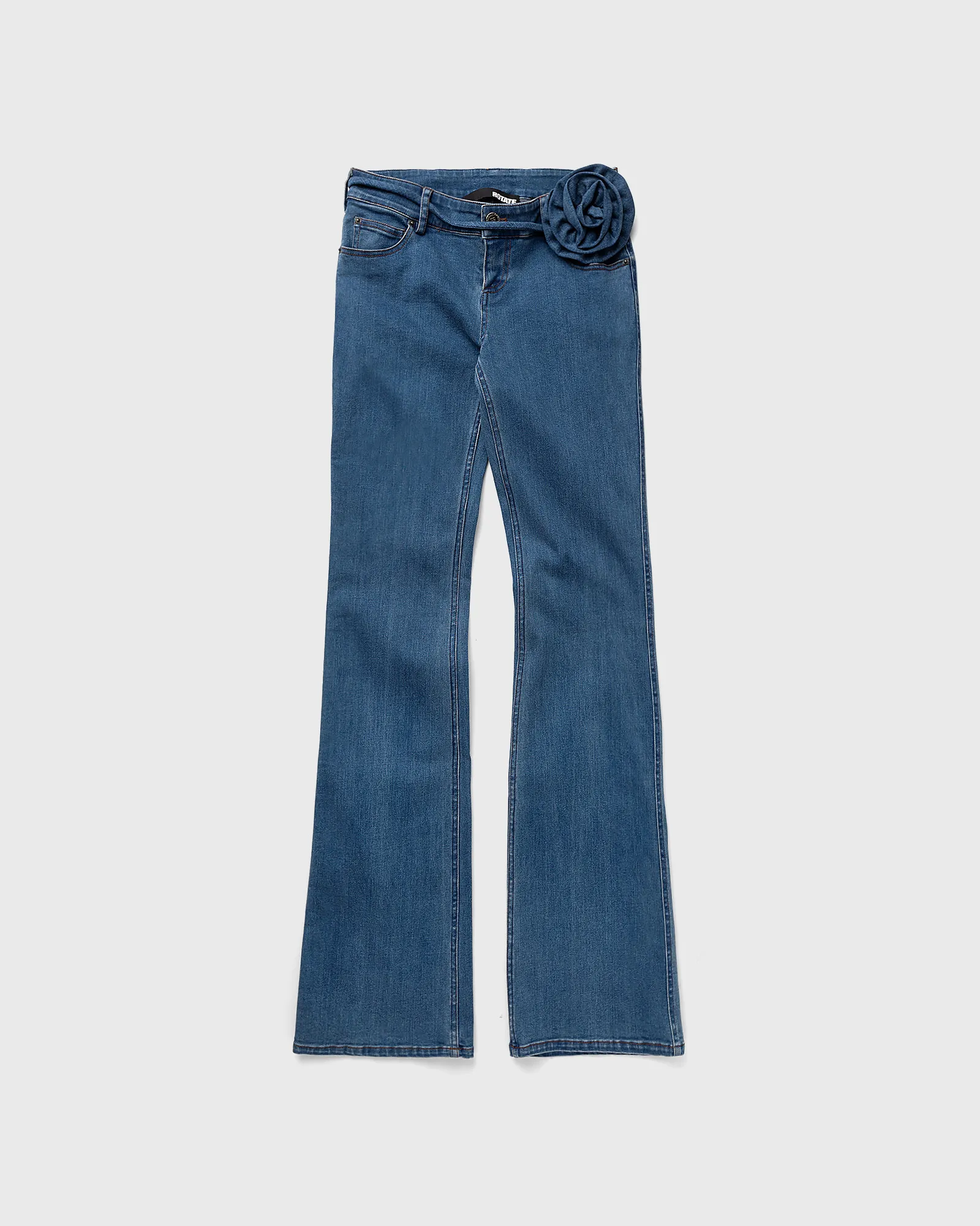 ROTATE Birger Christensen Stretchy Flared Pants