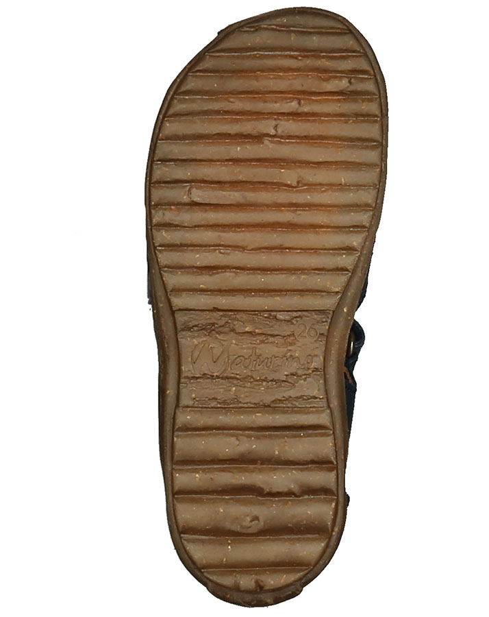 Leder-Sandalen SEE mit Zehenschutz in navy