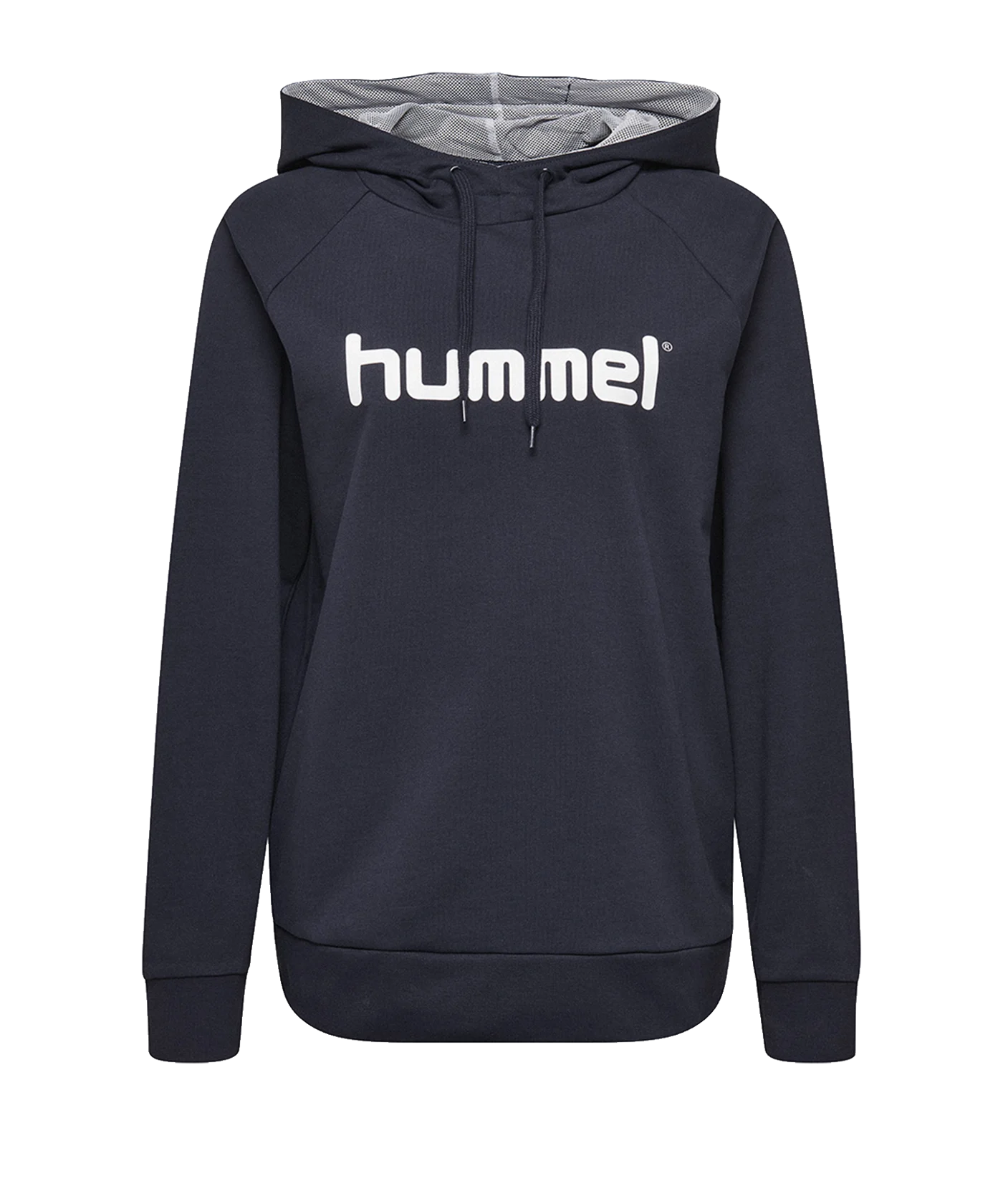 Hummel Cotton Logo Hoody Damen Blau F7026