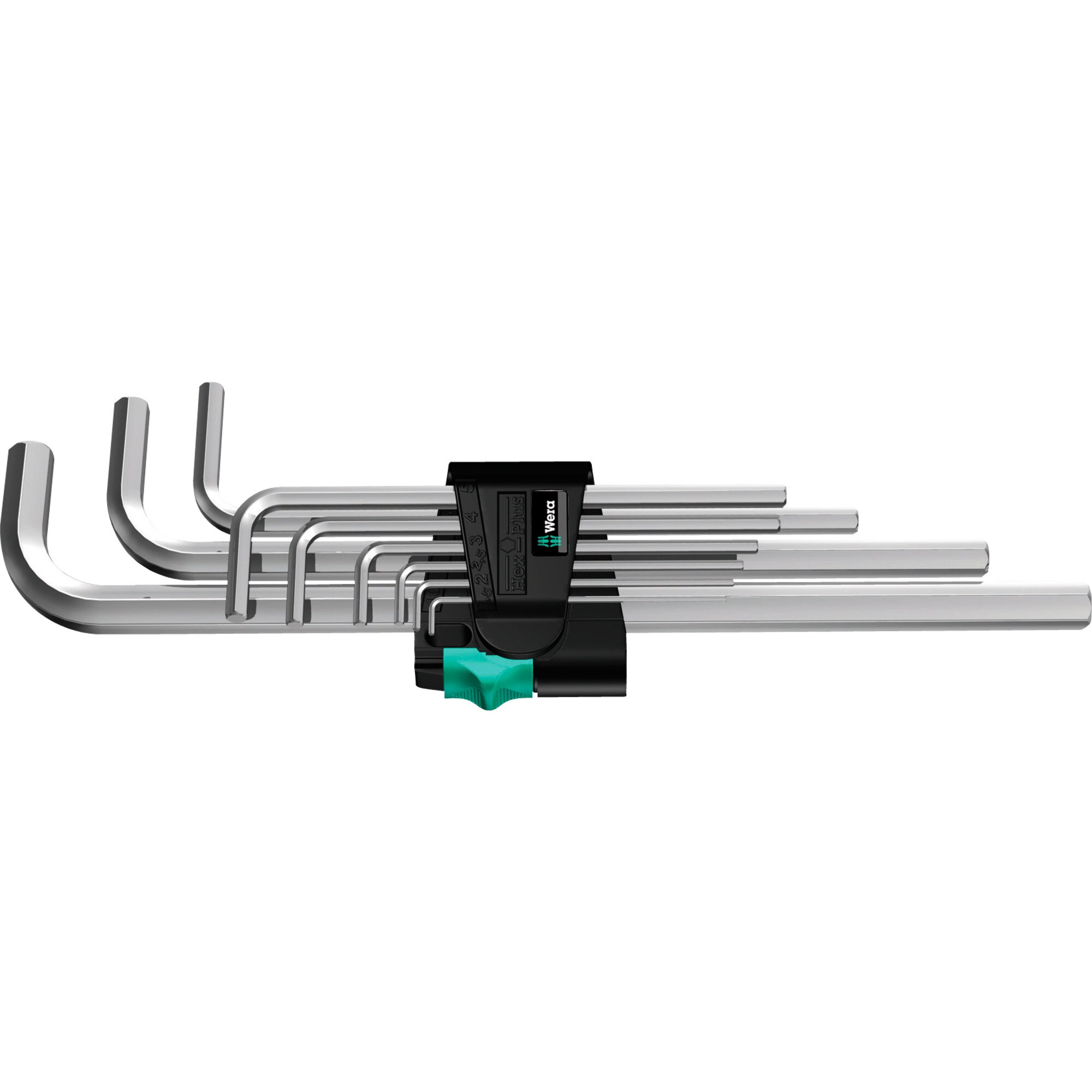 Wera Schraubendreher 950/9 Hex-Plus 2 Winkelschlüsselsatz, 9-teilig