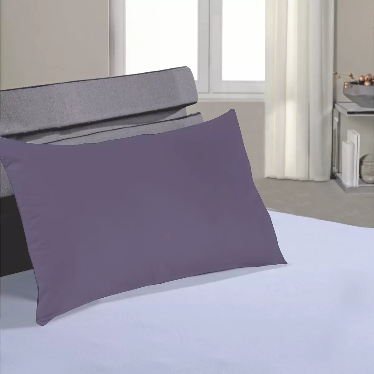 Kopfkissenbezug Cotton Selection Blau