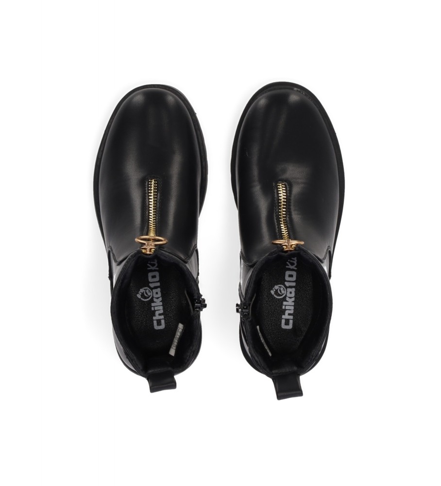 Chika10 Botas infantis Dice 15 pretas