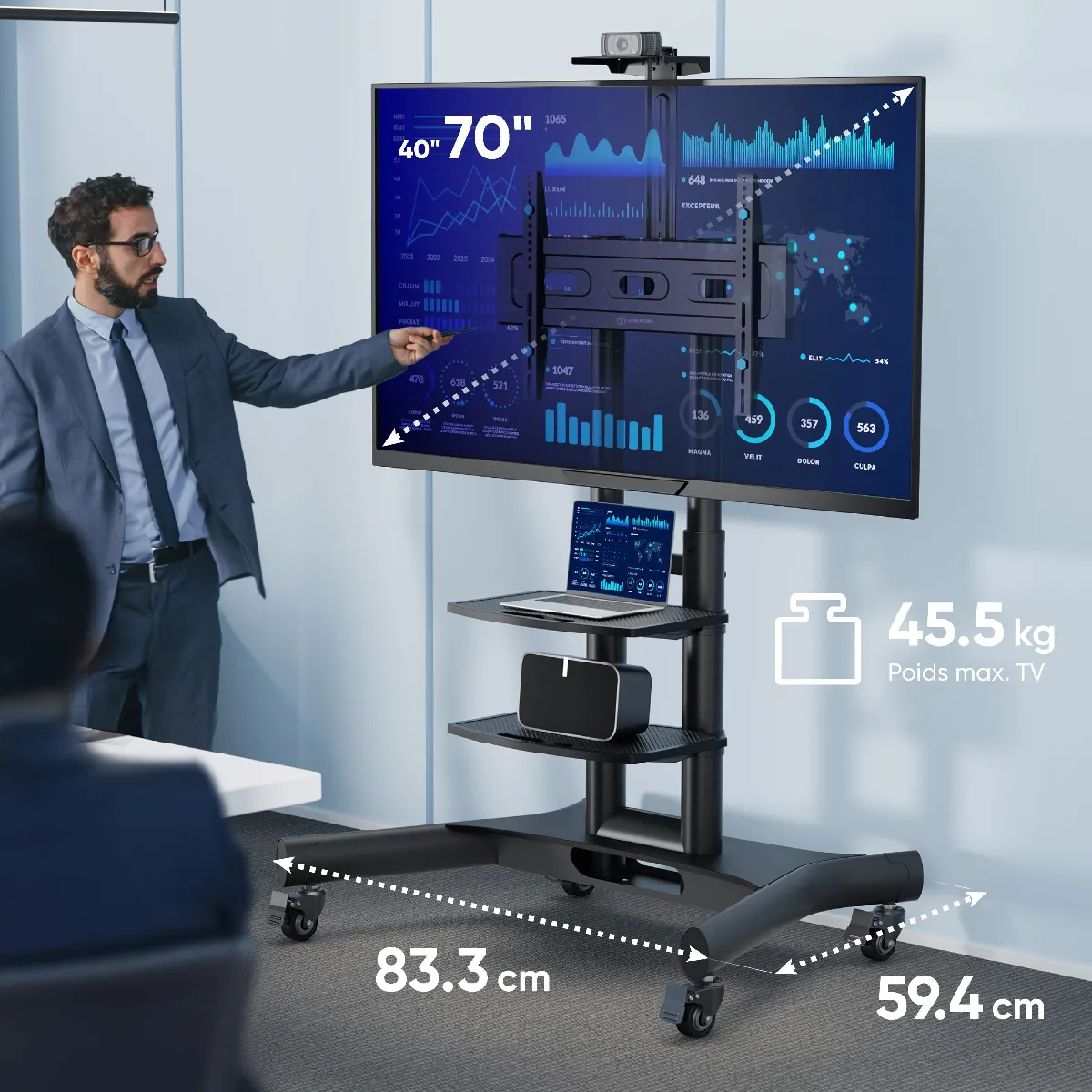 Onkron TS1552-B - Noir