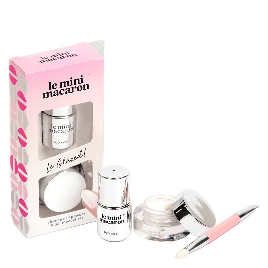 Le Mini Macaron Le Glazed Chrome Powder Set