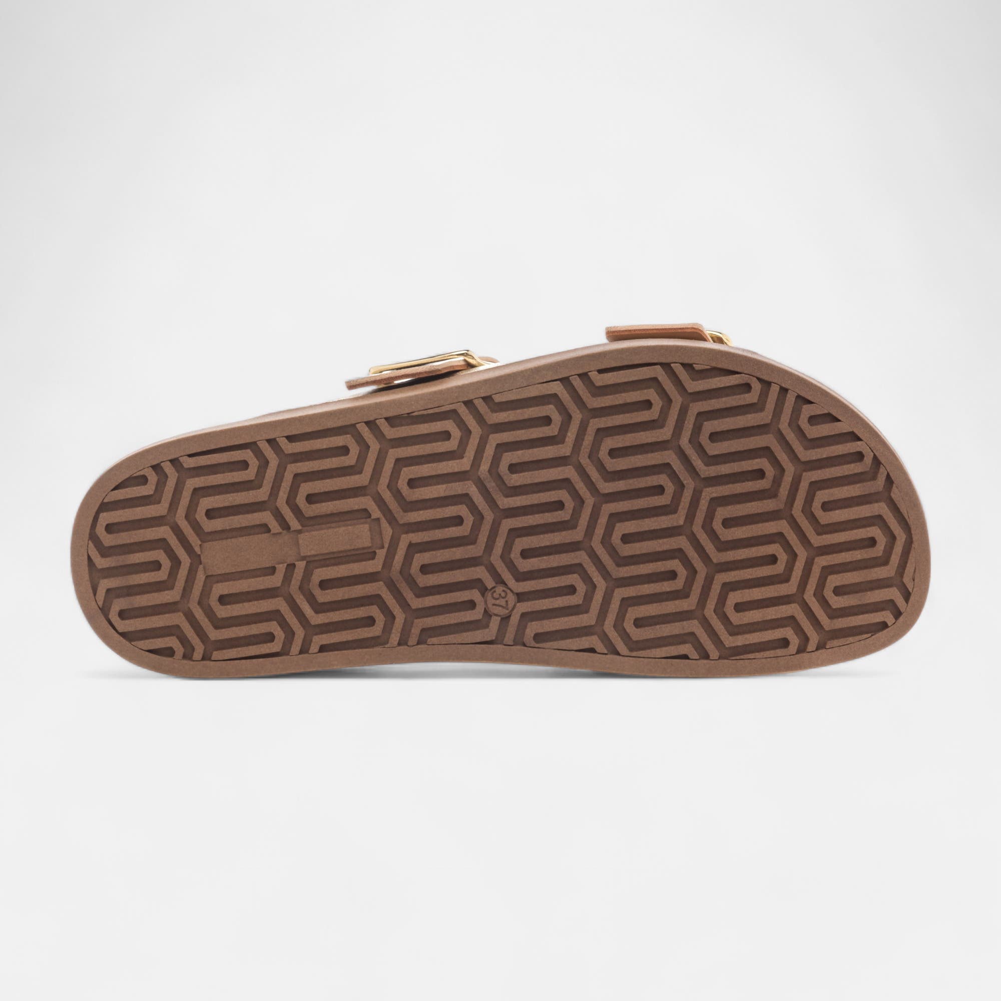 Mules Femme en cuir or